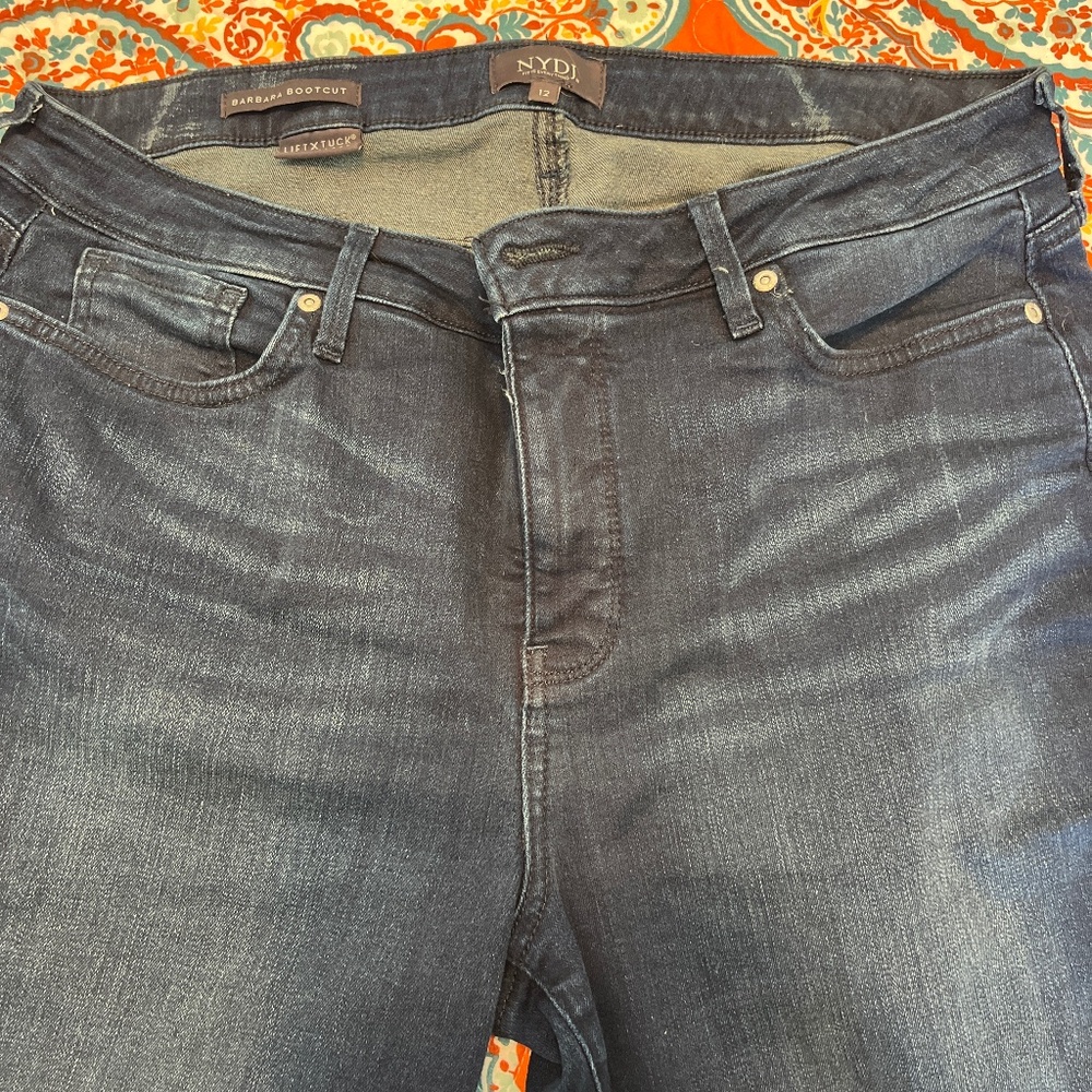 NYDJ Dark Blue Bootcut Jeans